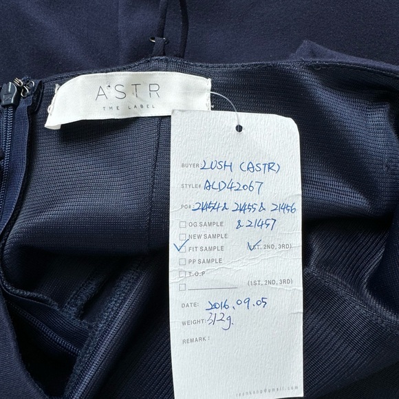 ASTR The Label Navy Mini Dress NWT - Picture 3 of 3